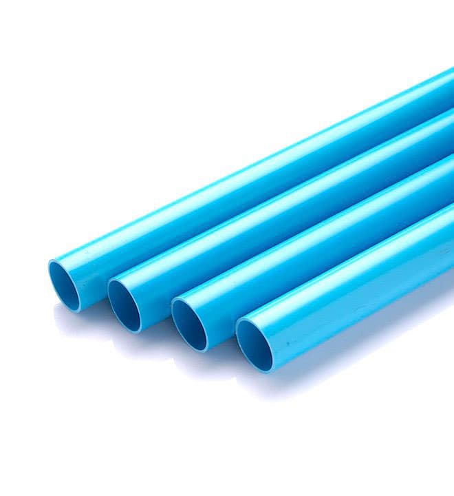 ท่อ PVC สีฟ้า ชั้น 13.5 ปลายเรียบ